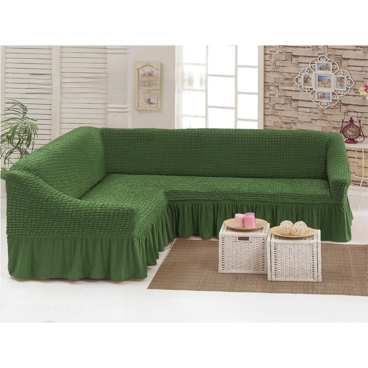 GENERICO - FUNDAS TURCAS PARA SOFA SECCIÓNALES EN L