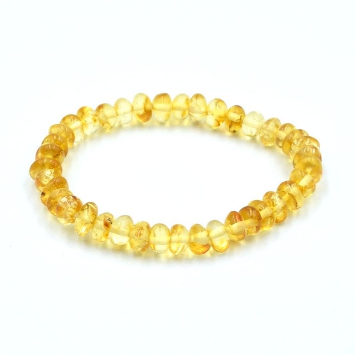 GENERICO - Pulsera elasticada de Ámbar Báltico para adulto