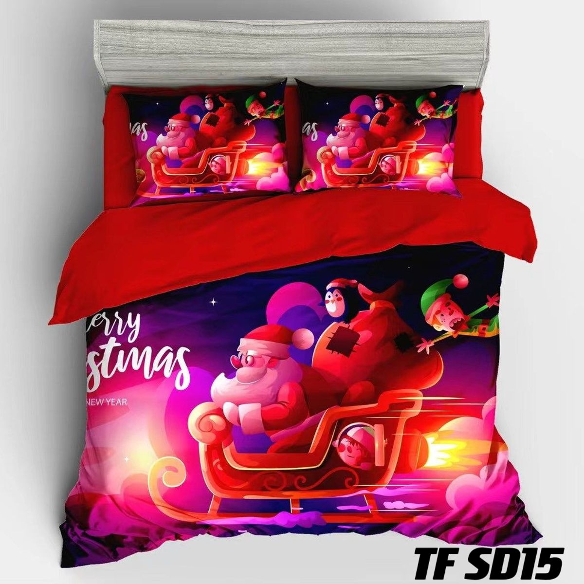 GENERICO - COBERTOR QUILTS DELGADOS DE VERANO DISEÑOS NAVIDEÑOS 2 PLAZAS