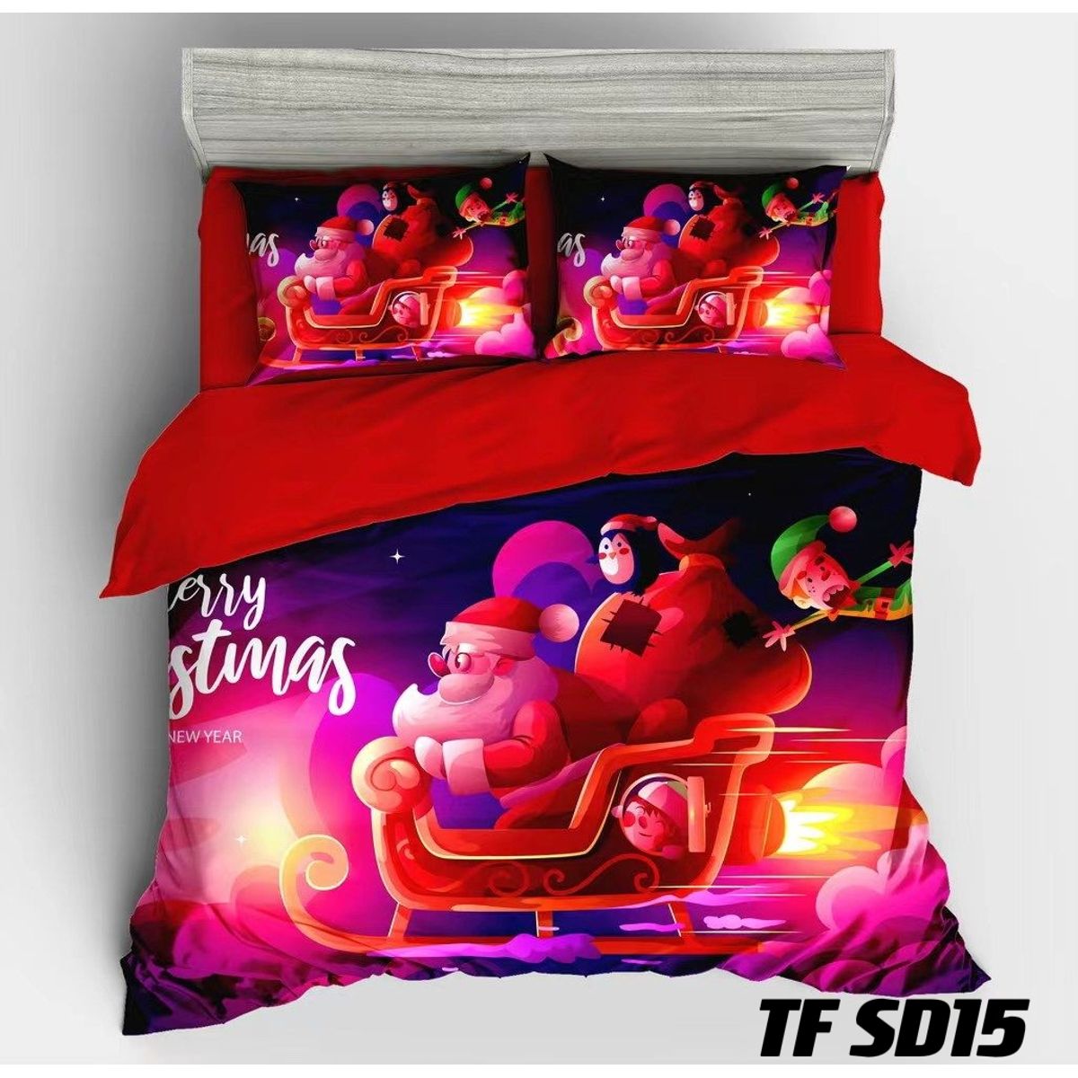 GENERICO - COBERTOR QUILTS DELGADOS DE VERANO DISEÑOS NAVIDEÑOS 2 PLAZAS