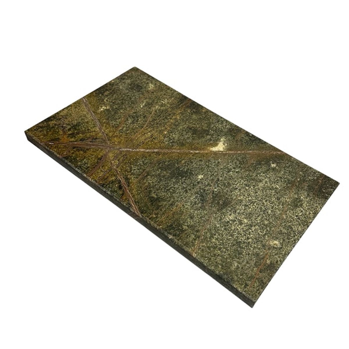 BM BRUNO MARMOL - Tabla Aperitivo Mármol Rain Forest Green 40x23 cm