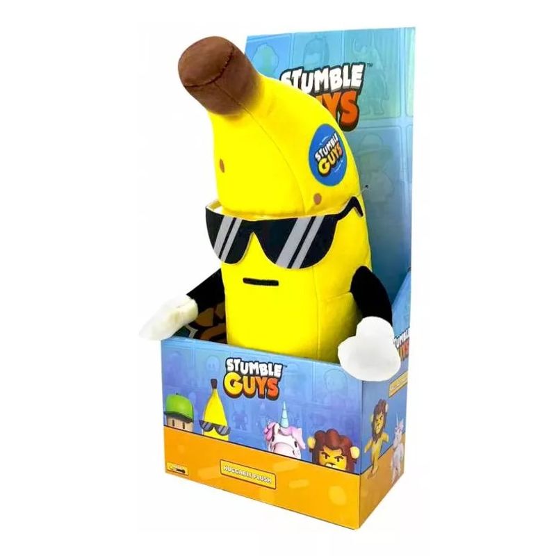 GENERICO - Peluche 30 Cm Stumble Guys - Banana Guy Suave Y Esponjoso