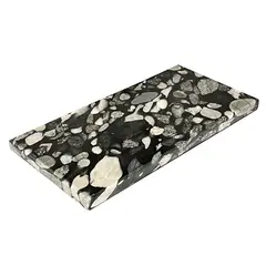 BM BRUNO MARMOL - Tabla Aperitivo Granito Black Marinace 40x23 cm