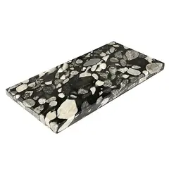BM BRUNO MARMOL - Tabla Aperitivo Granito Black Marinace 40x23 cm
