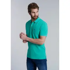 FEROUCH - Polera Basica Pique Verde