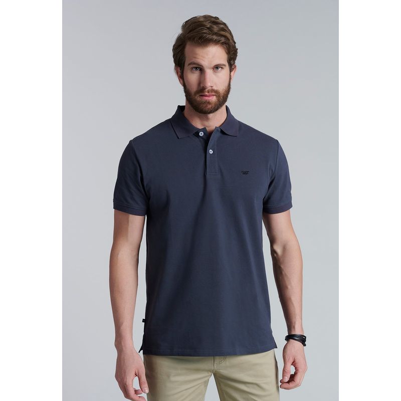 FEROUCH - Polera Basica Pique Gris Ferouch