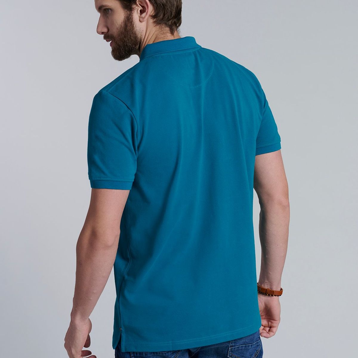 FEROUCH - Polera Basica Pique Verde Ferouch