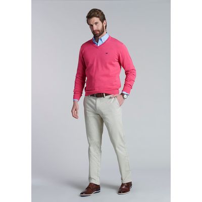 Imagen 2 del producto Sweater V Neck Solido F Rojo