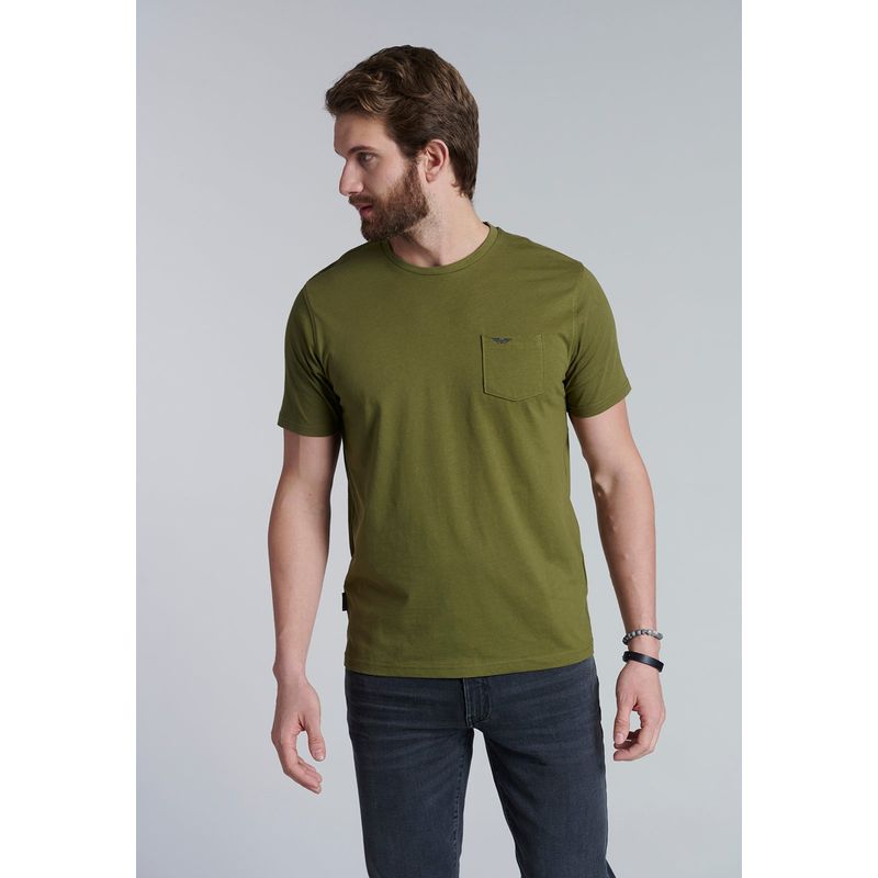 FEROUCH - Polera Bolsillo Houston Verde Ferouch