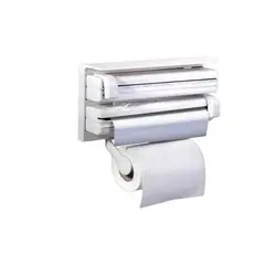 GENERICO - Dispensador Porta Rollo Triple Toalla Nova Cocina Alusa Film