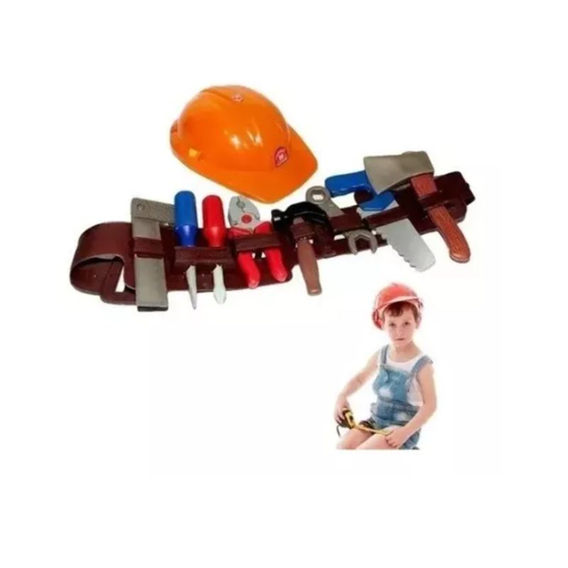 GENERICO - Set Casco Herramientas De Constructor