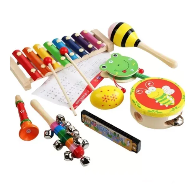 GENERICO - Juego Kit Musical 8 Instrumentos Para Niños Y Niñas