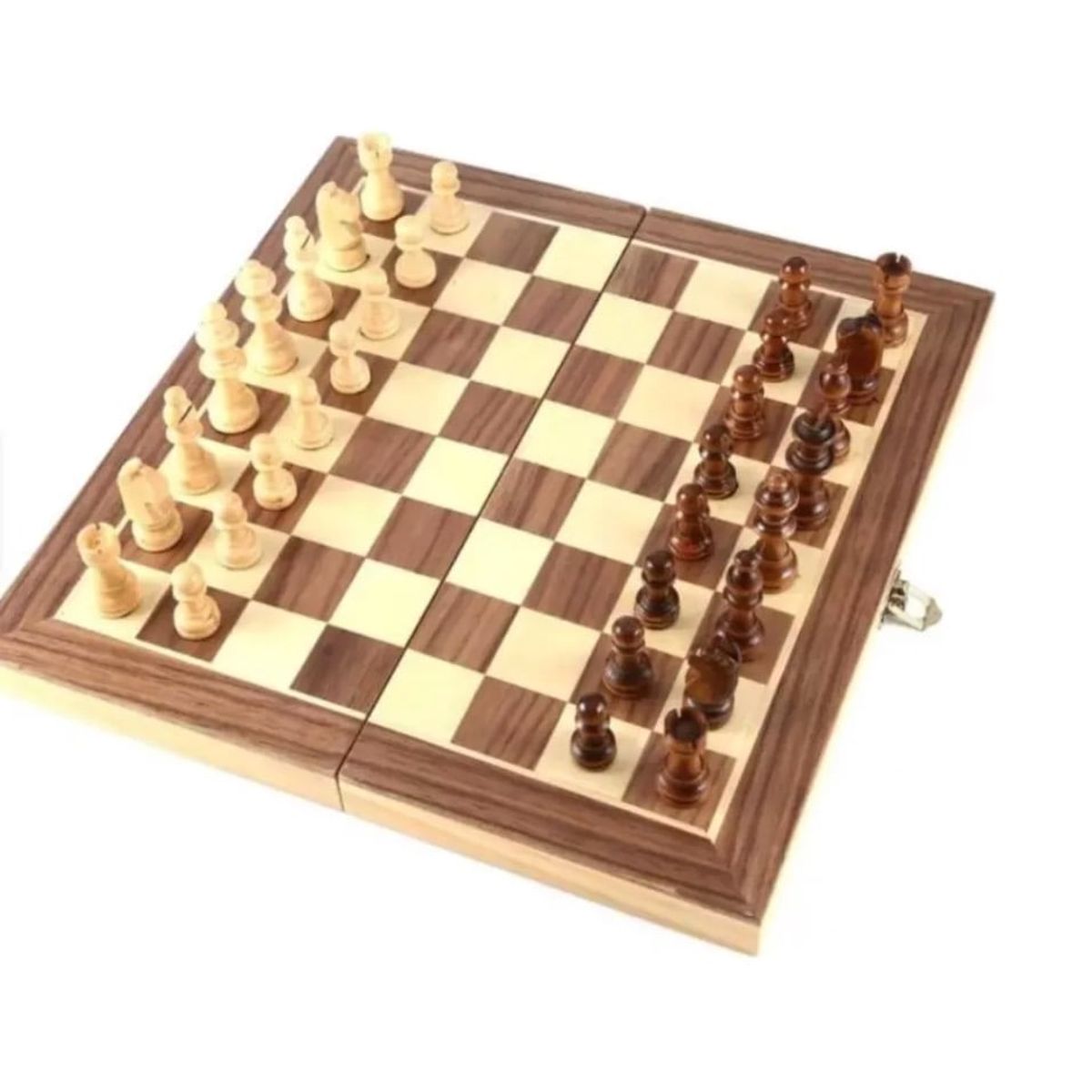 GENERICO - Ajedrez Madera Gran Calidad 35x35 Cm Excelente Ajedrez