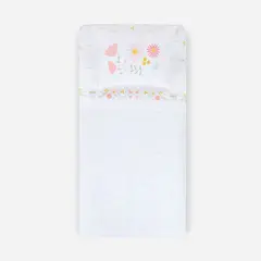 ROSEN - Sábana 200 Hilos Algodón Infantil Unicornio Folk 1 Plaza