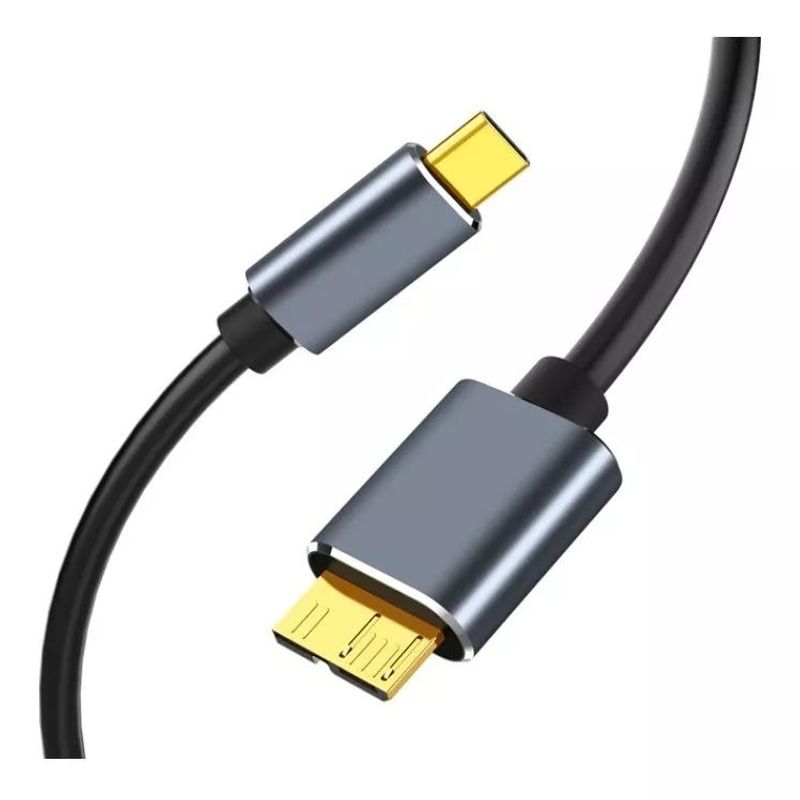 KUANGYE - Cable Usb C 3.0 A 50cm Micro B Disco Duro / No Generico
