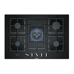BOSCH - Encimera a Gas Cristal templado 75cm 5 quem