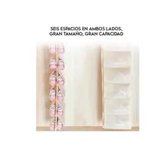 GENERICO - Organizador De Zapatos Zapatillas 6 Compartimentos Tela