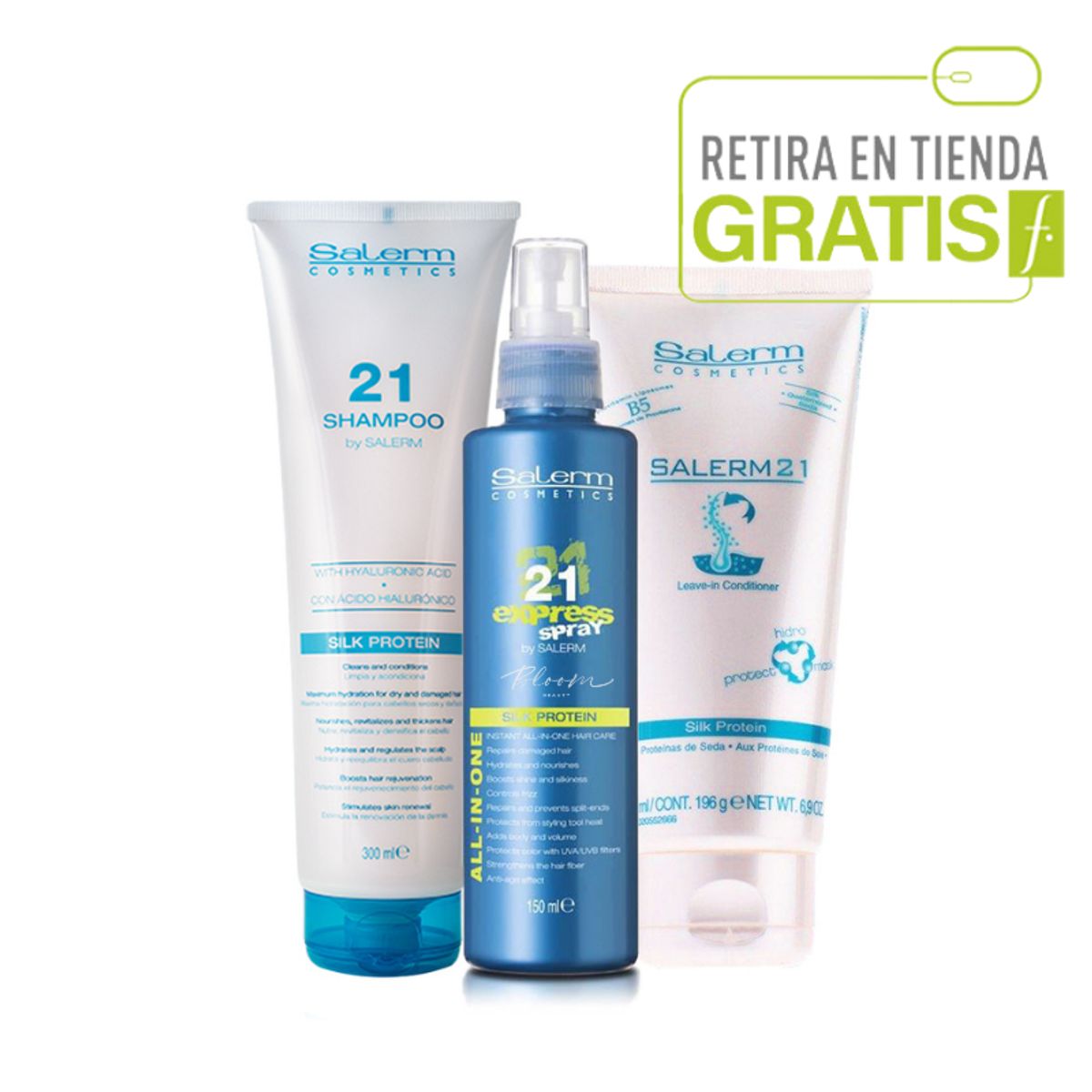 SALERM - SALERM 21 Kit Shampoo + Express + Crema 200 ML.-
