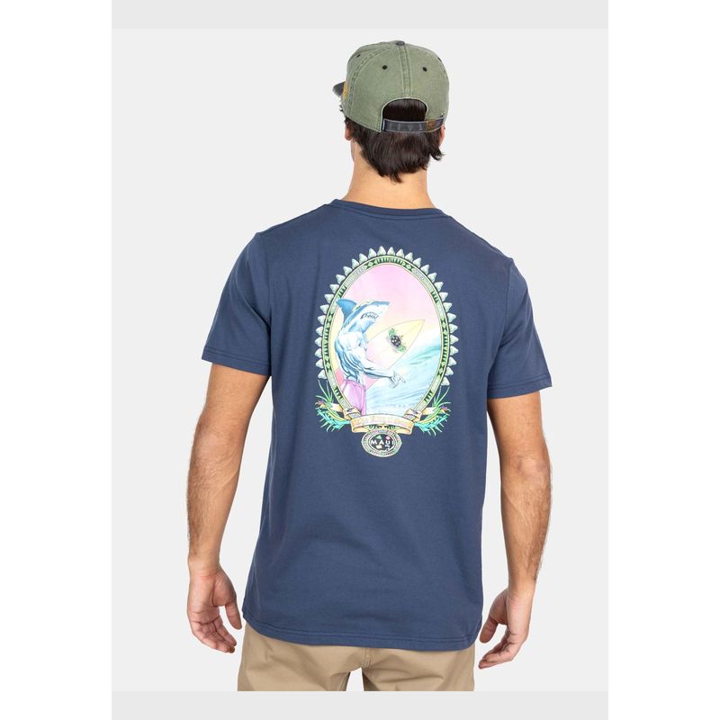 MAUI AND SONS - Polera ML Magic Hombre Negro Maui And Sons