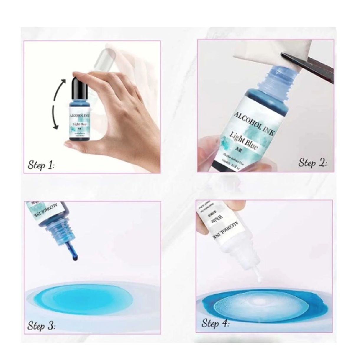 GENERICO - Pigmento Para Resina Epóxica Color Paste 24u 10ml Cu Solido