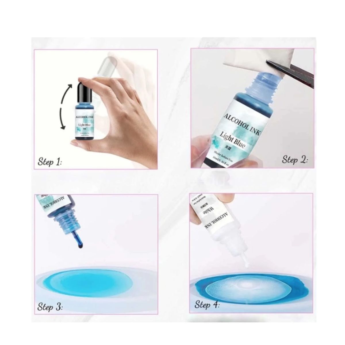 GENERICO - Pigmento Para Resina Epóxica Color Paste 24u 10ml Cu Solido