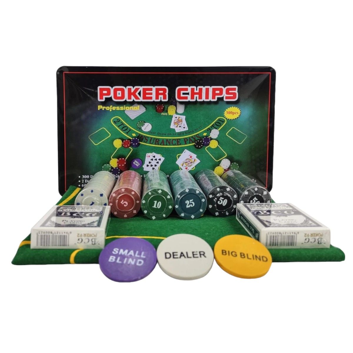 GENERICO - Poker Chips Juego De Mesa