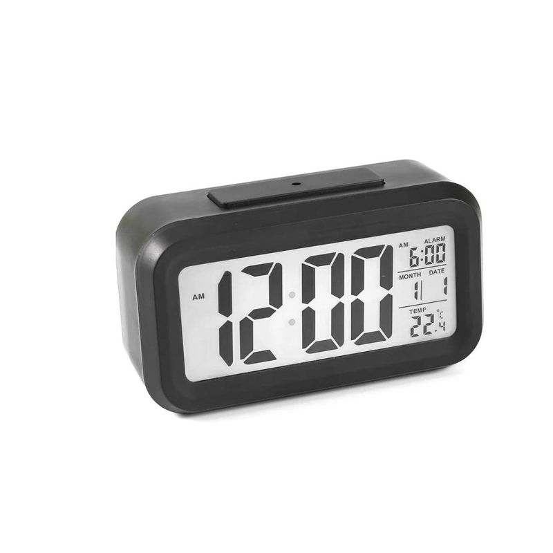 GENERICO - Reloj Despertador Pantalla Led Fecha Temperatura Alarma