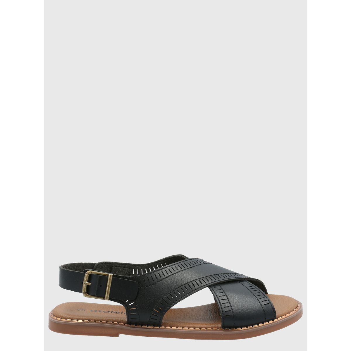 AZALEIA - Sandalia Mujer Nazario Negro AZALEIA