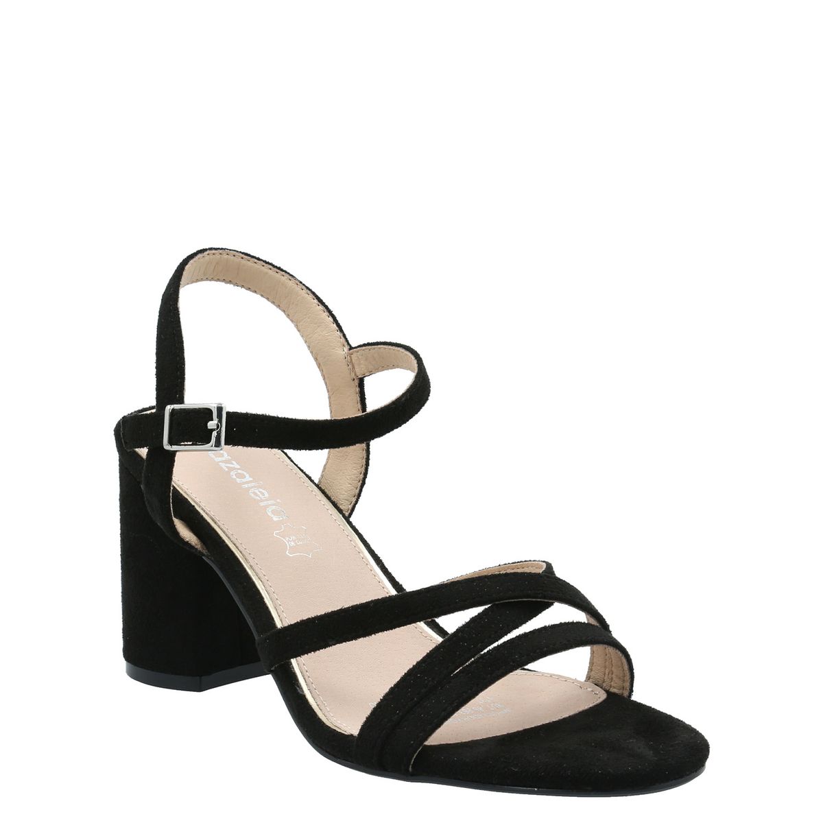 AZALEIA - Sandalia Mujer Carlo Negro AZALEIA