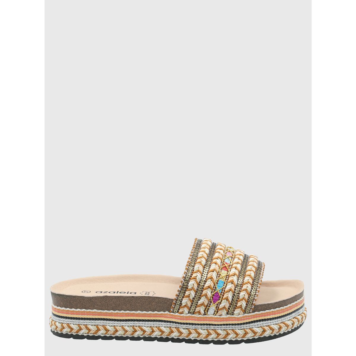 AZALEIA - Sandalia Mujer Ennio Beige Multi AZALEIA