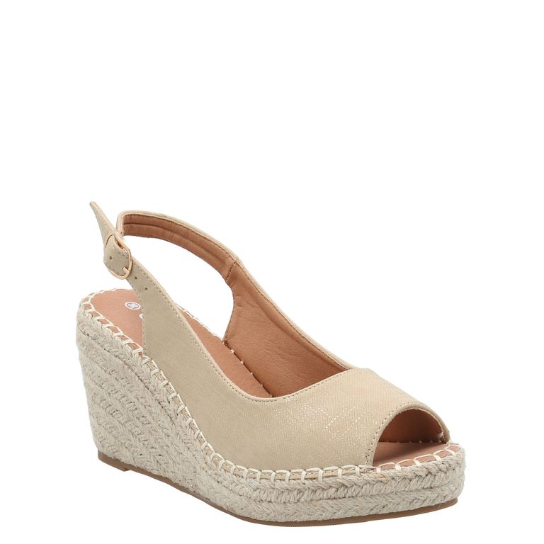 Sandalia Mujer Giovanni Beige