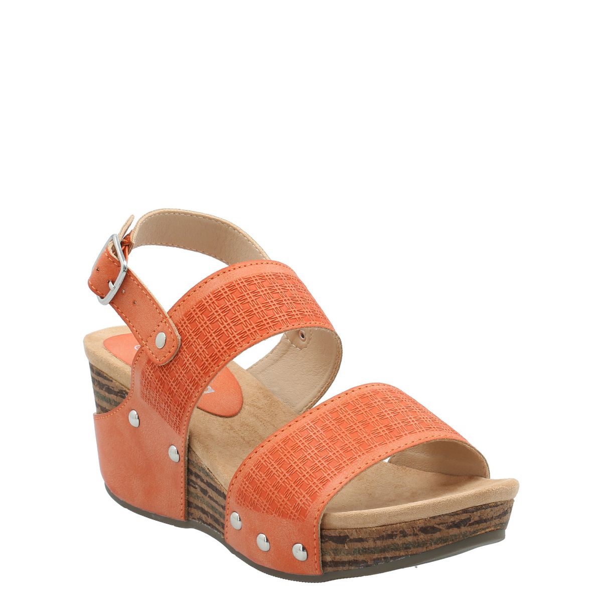 AZALEIA - Sandalia Mujer Franco Naranja AZALEIA