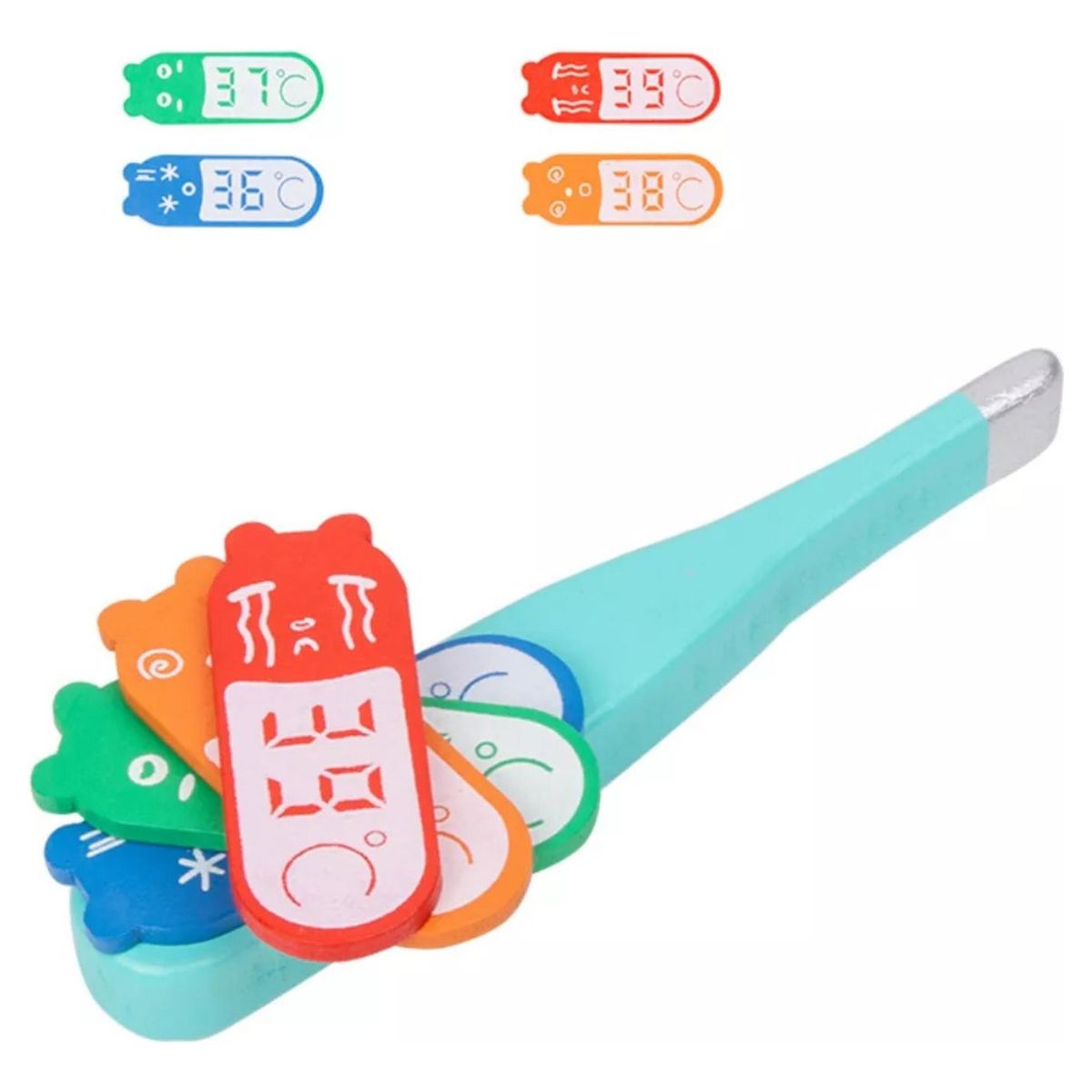 IMPORTCLICK - Set Juegos Bolso Doctor Dentista Madera Infantil IMPORTCLICK