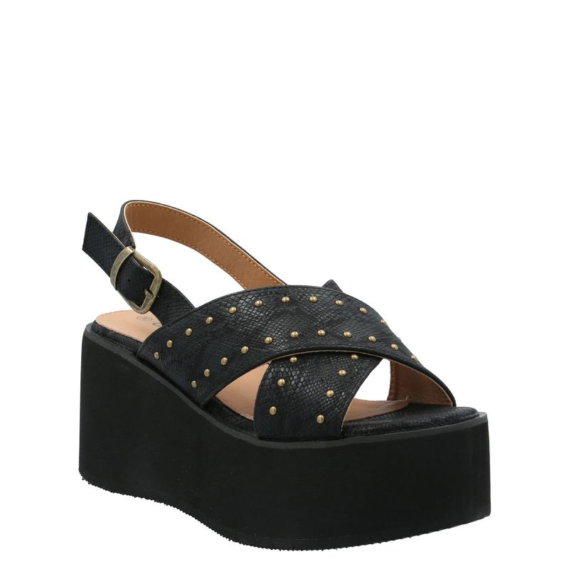 AZALEIA - Sandalia Mujer Marcello Negro AZALEIA.