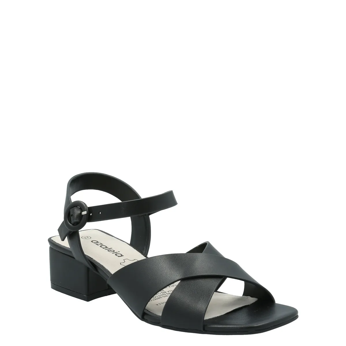 AZALEIA - Sandalia Mujer Leandro Negro AZALEIA