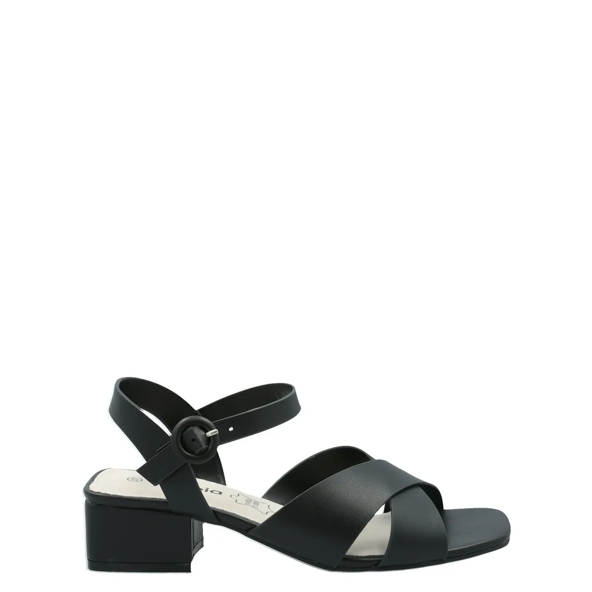 AZALEIA - Sandalia Mujer Leandro Negro AZALEIA