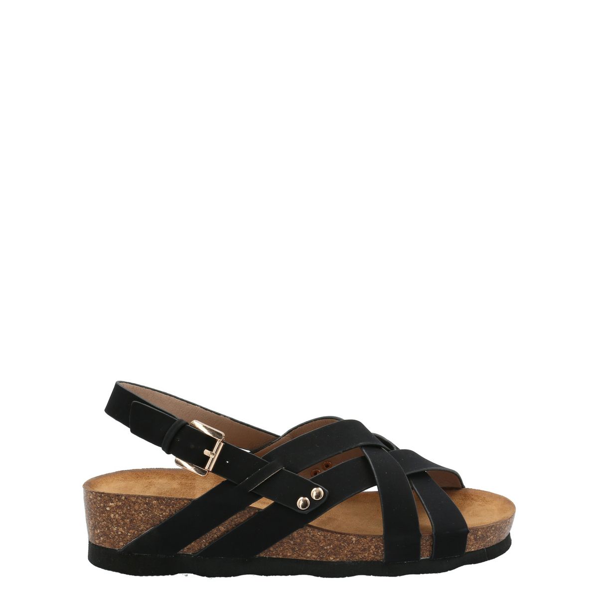 AZALEIA - Sandalia Mujer Gennaro Negro AZALEIA