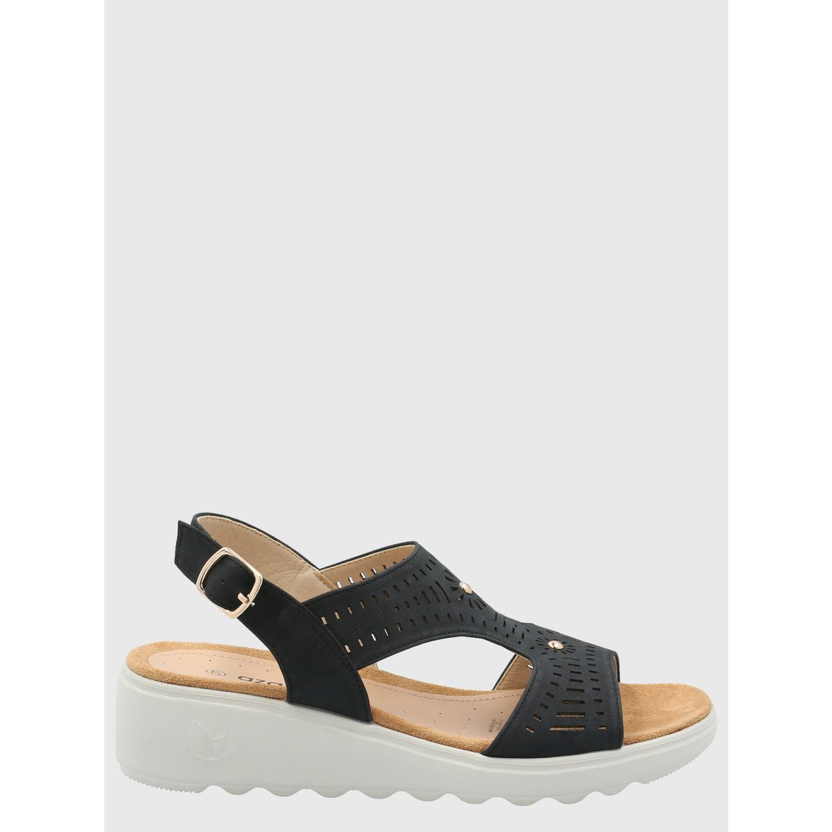 AZALEIA - Sandalia Mujer Massimo Negro AZALEIA