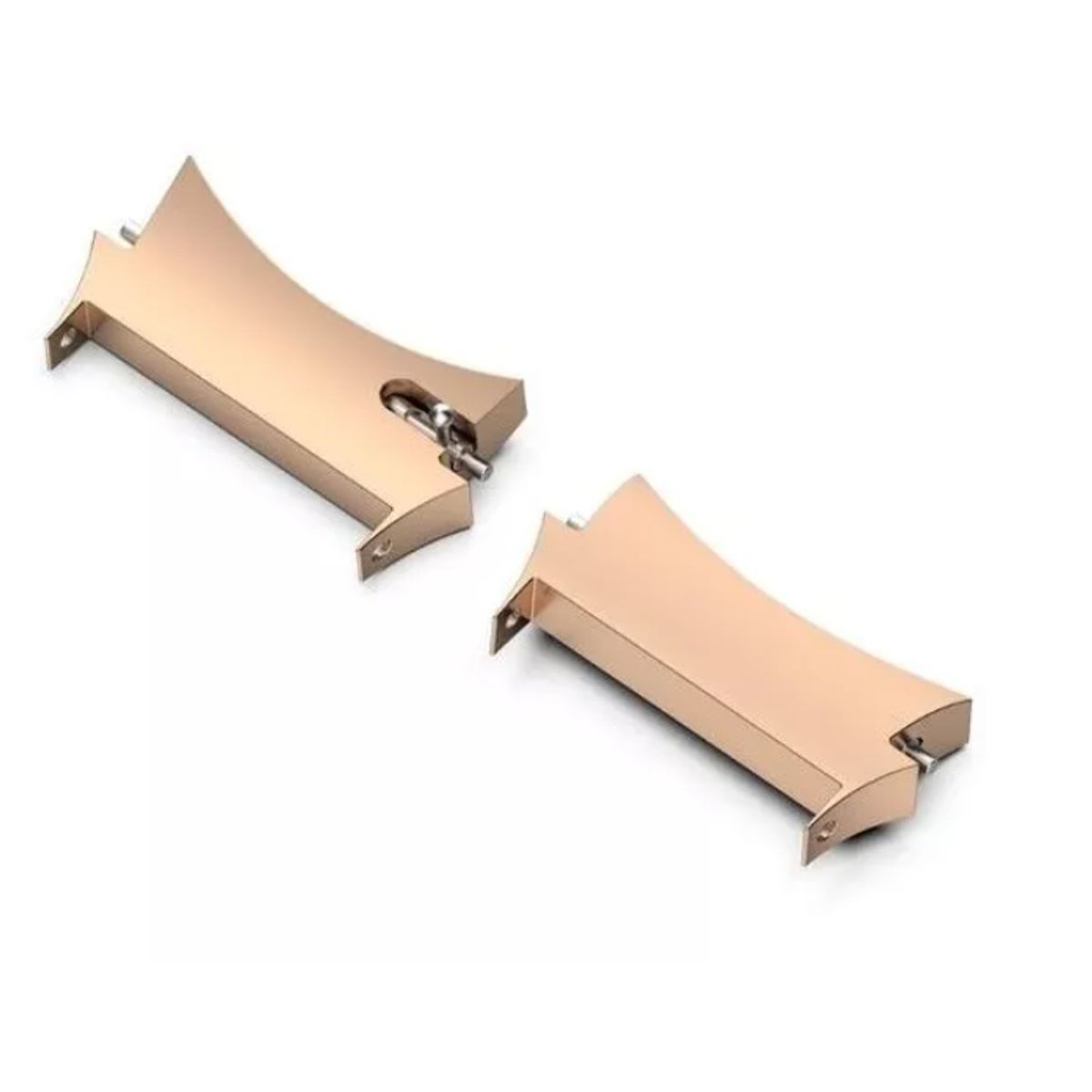 GENERICO - Conector De Correa De Metal Para Samsung Galaxy Watch 4-ROSA GOLD