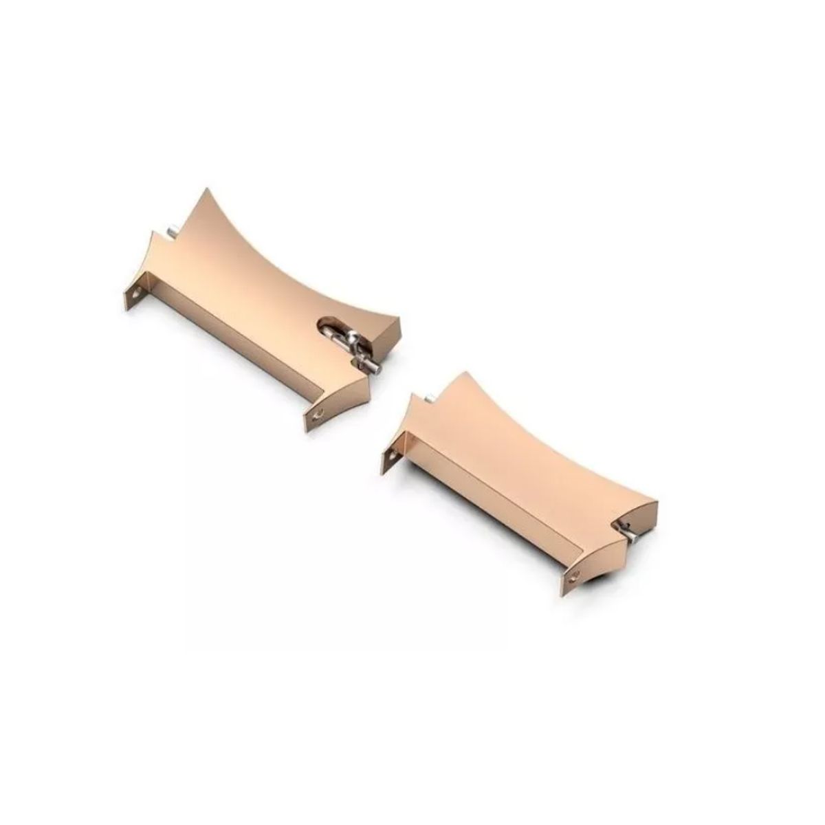 GENERICO - Conector De Correa De Metal Para Samsung Galaxy Watch 4-ROSA GOLD
