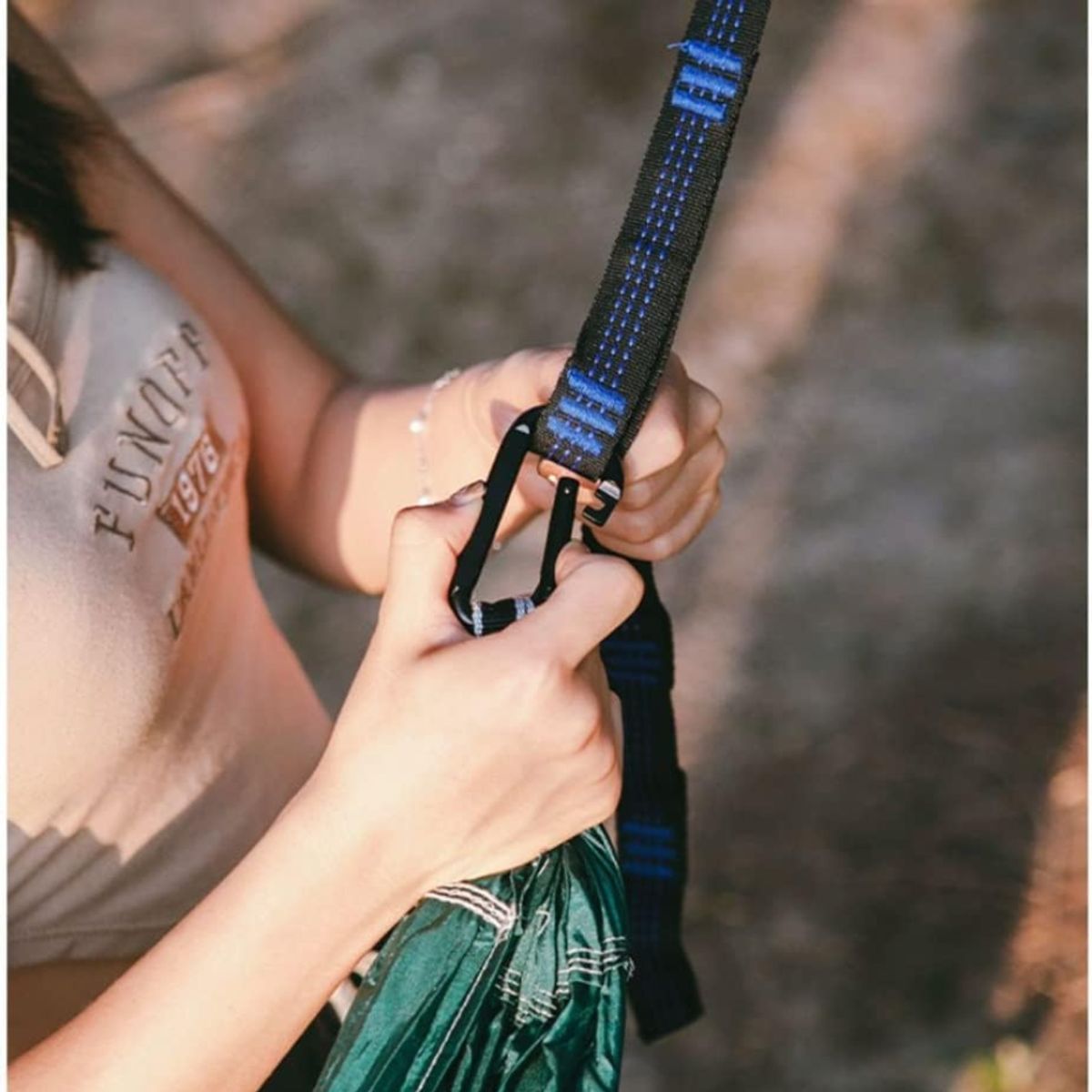 CRUSEC - Hamaca para Acampar Viajes Resistente 270x140cm