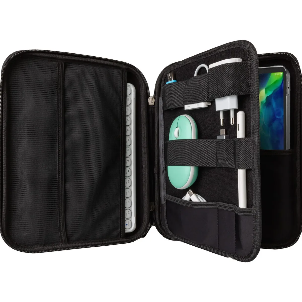 GENERICO - Estuche Organizador Portafolio Para Tablet 9.7 a 11 Pulgadas Rosado