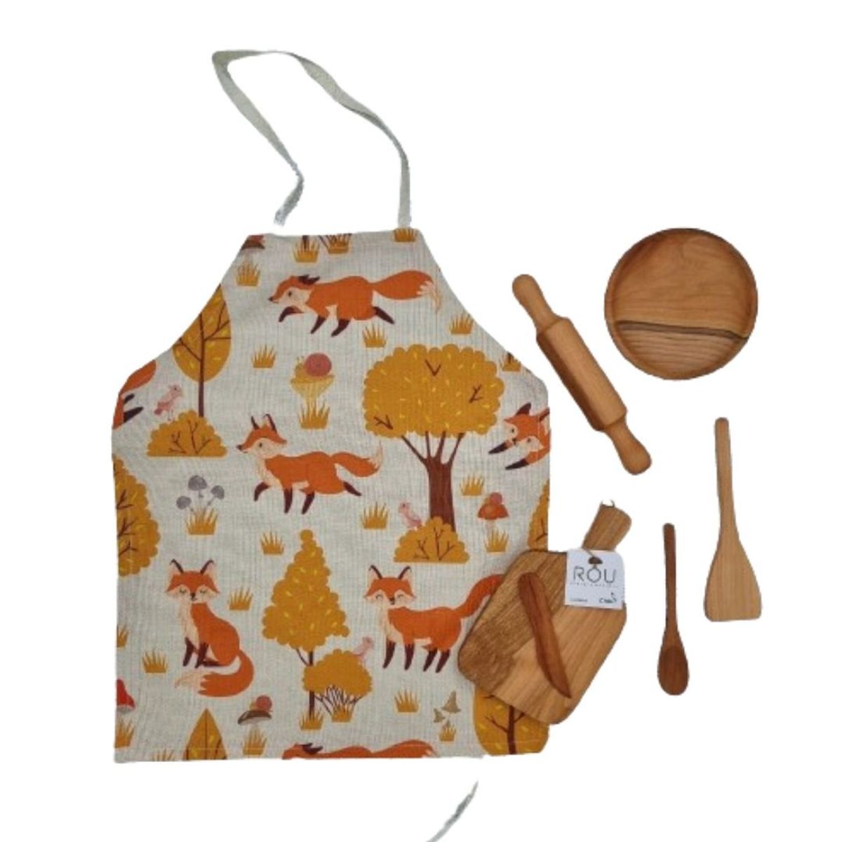 ROU ESENCIA NATURAL - Utensilios para cocina de juguete  ROU (Set 8 pzas.)