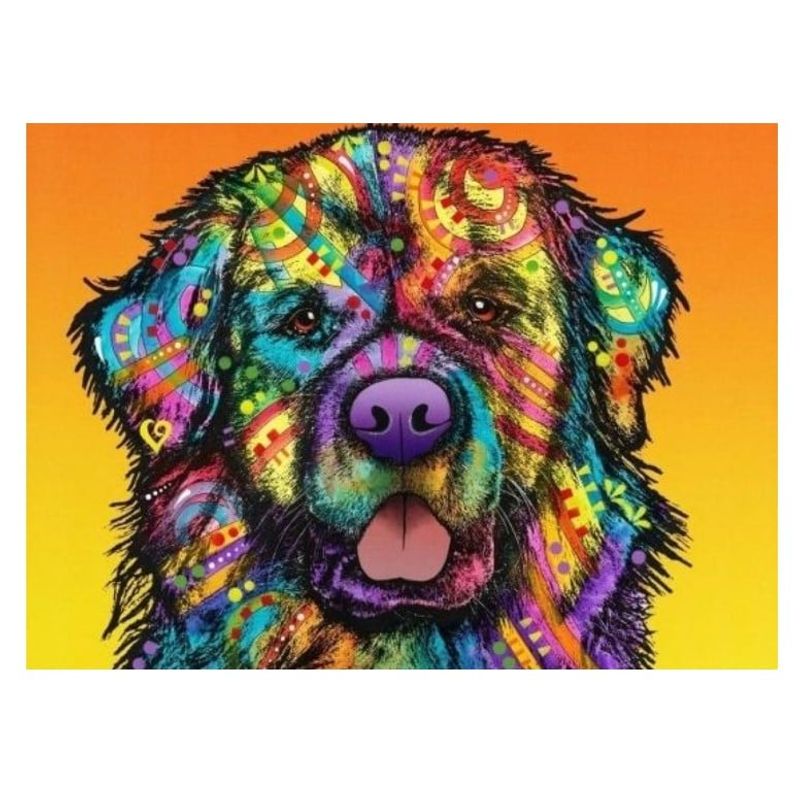 GENERICO - Kit Diamond Painting Pintura De Diamante - Perro 29