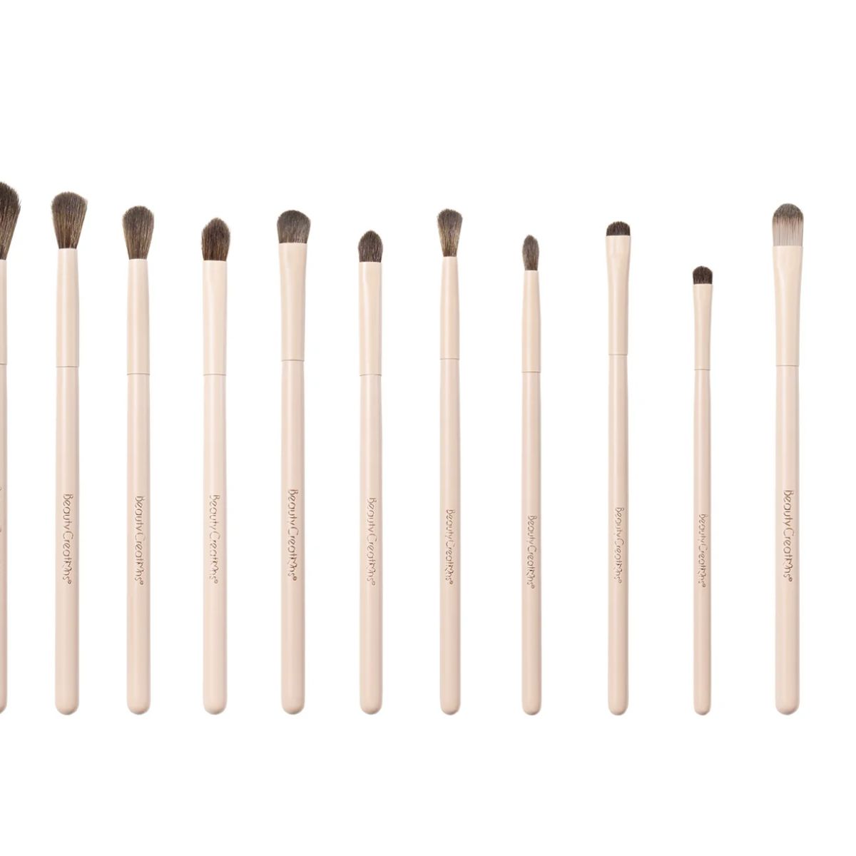 BEAUTY CREATIONS - Set de 12 brochas para ojos Nude X
