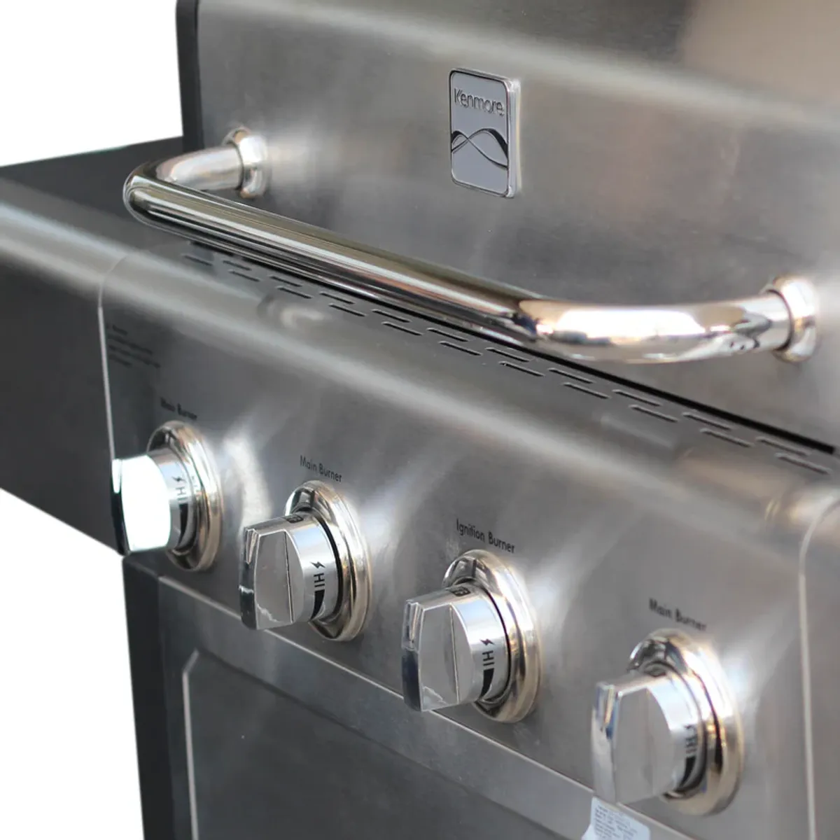 KENMORE - Parrilla a gas 4 Q + Quemador lateral