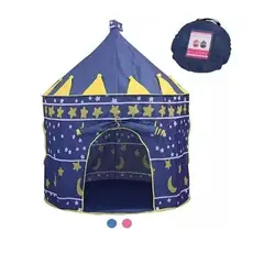 GENERICO - Carpa Castillo Niña Y Niño Infantil Juegos Juguetes azul