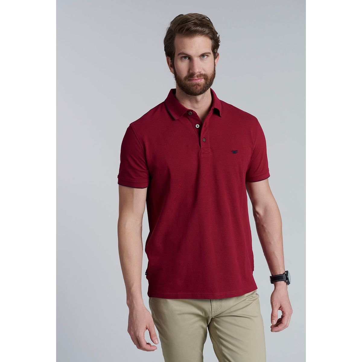 FEROUCH - Polera Polo Washington Rojo Ferouch