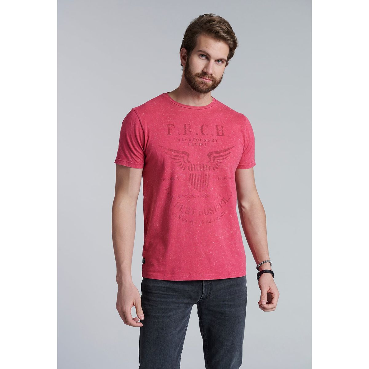 FEROUCH - Polera Proceso Nashville Rojo Ferouch