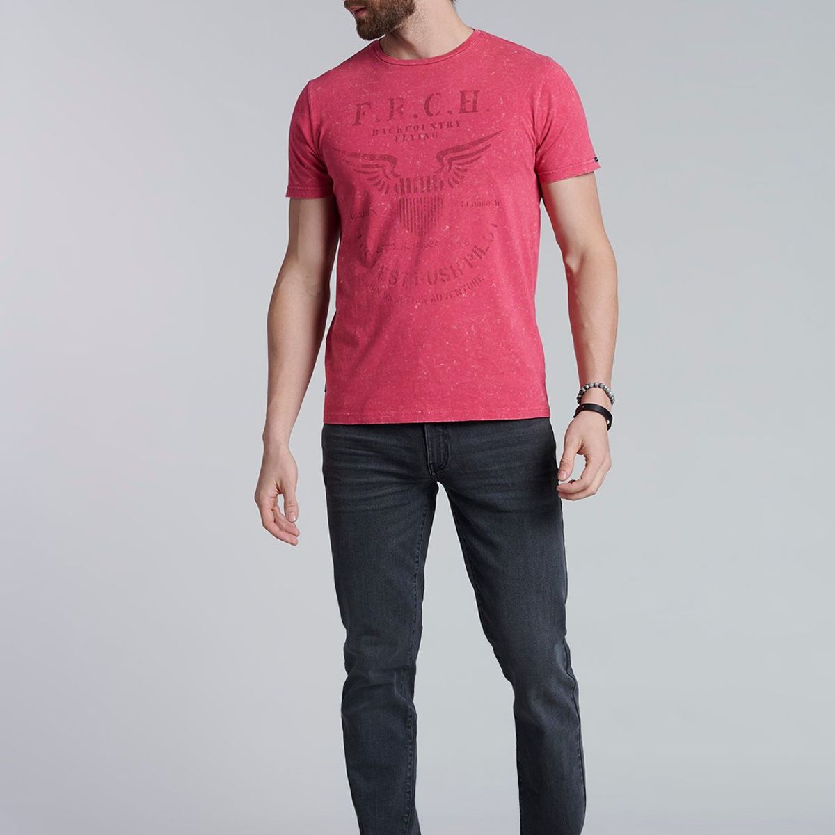 FEROUCH - Polera Proceso Nashville Rojo Ferouch